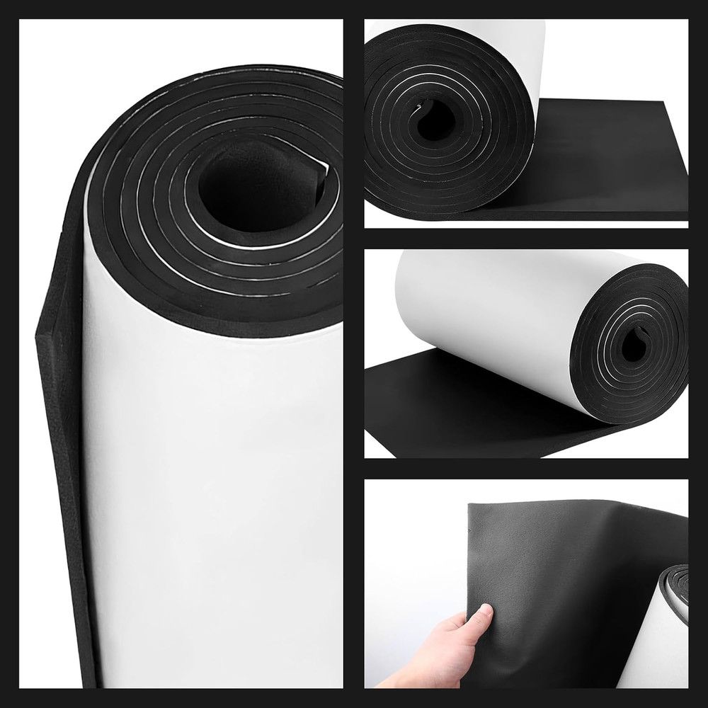 Adhesive Foam Roll Neoprene Sponge Foam Sheet Roll Closed Cell Insulation Closed