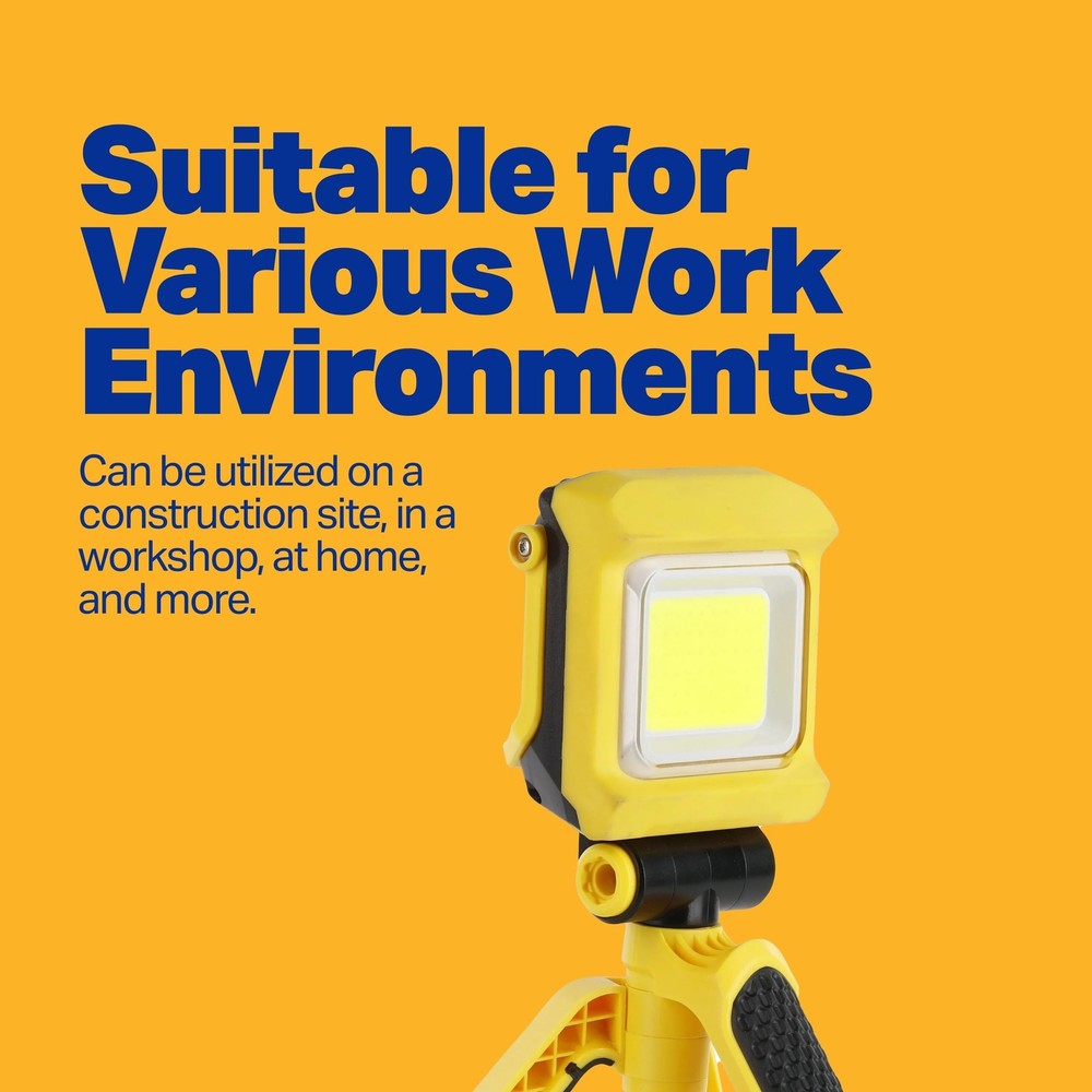 LUXPRO Rechargeable Handle/Tripod Work Light