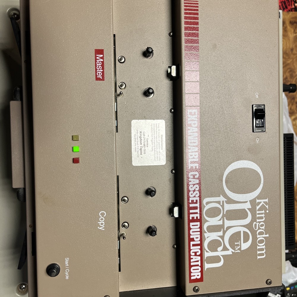 Kingdom One Touch Cassette Tape Duplicator - UNTESTED