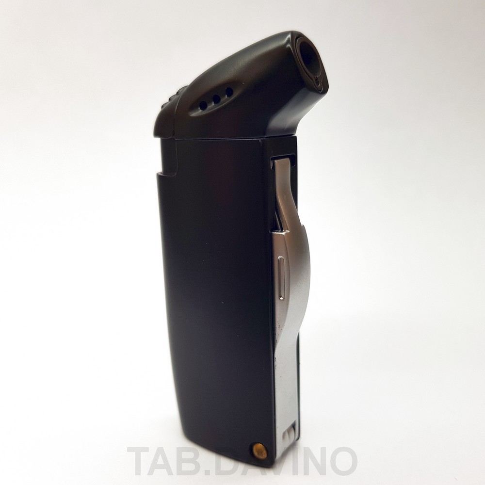 BREBBIA BLACK PIPE LIGHTER WITH CURAPIPE BOWL FLAME