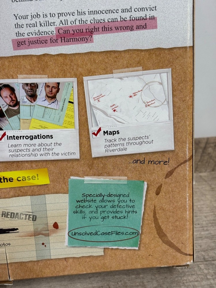 Unsolved Case Files Game - Harmony Ashcroft