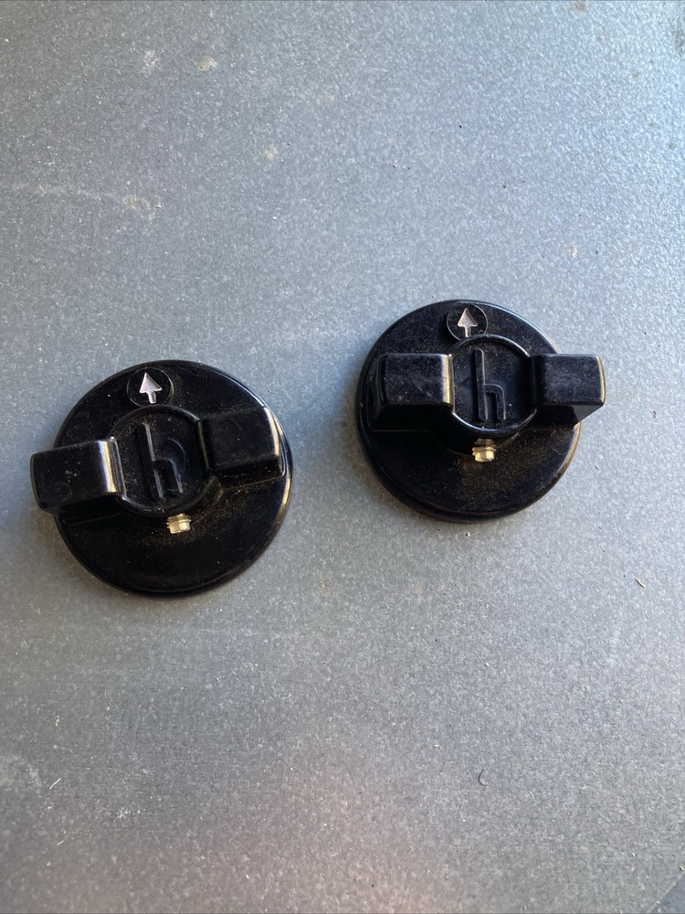 Halicrafters Ham Radio Knobs Pair Vintage