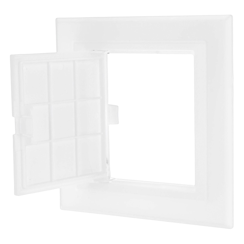 1-Pack Access Panel for Drywall, 3.7x3.7" Plastic Wall Hole Cover [White]