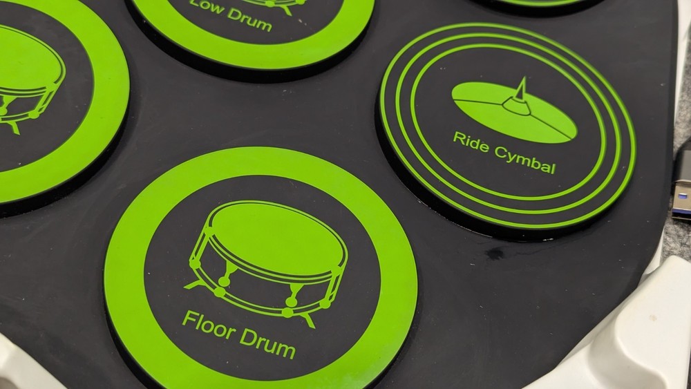 Quality Digital Drum Portable Electronic Drum Kit 9 Pads, Bluetooth