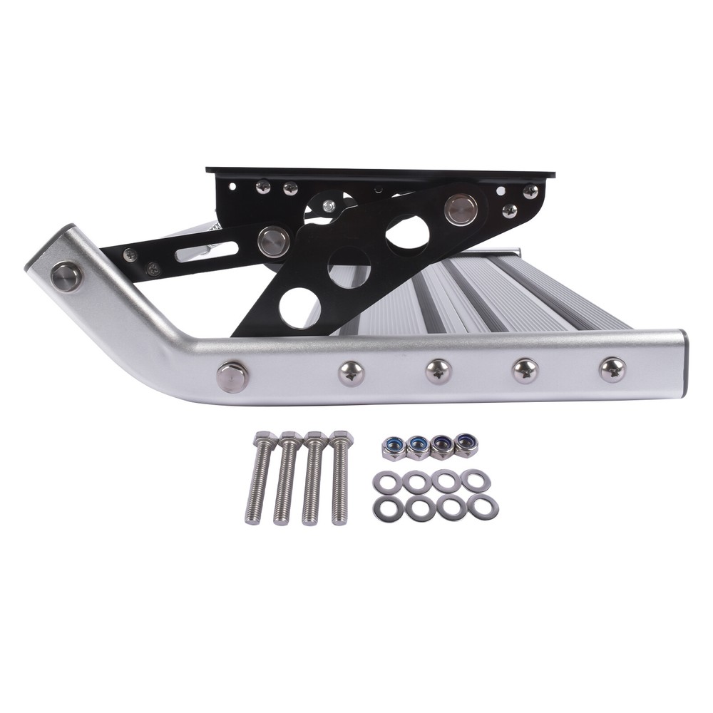 Manual RV Step Pull Out Retractable One Step for RV Camper Platform Steps Stair