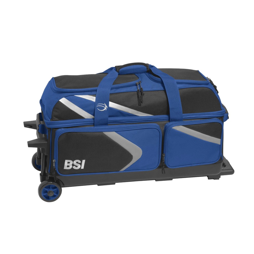 BSI Dash Triple Roller Bowling Bag, Smooth-Rolling League Carry