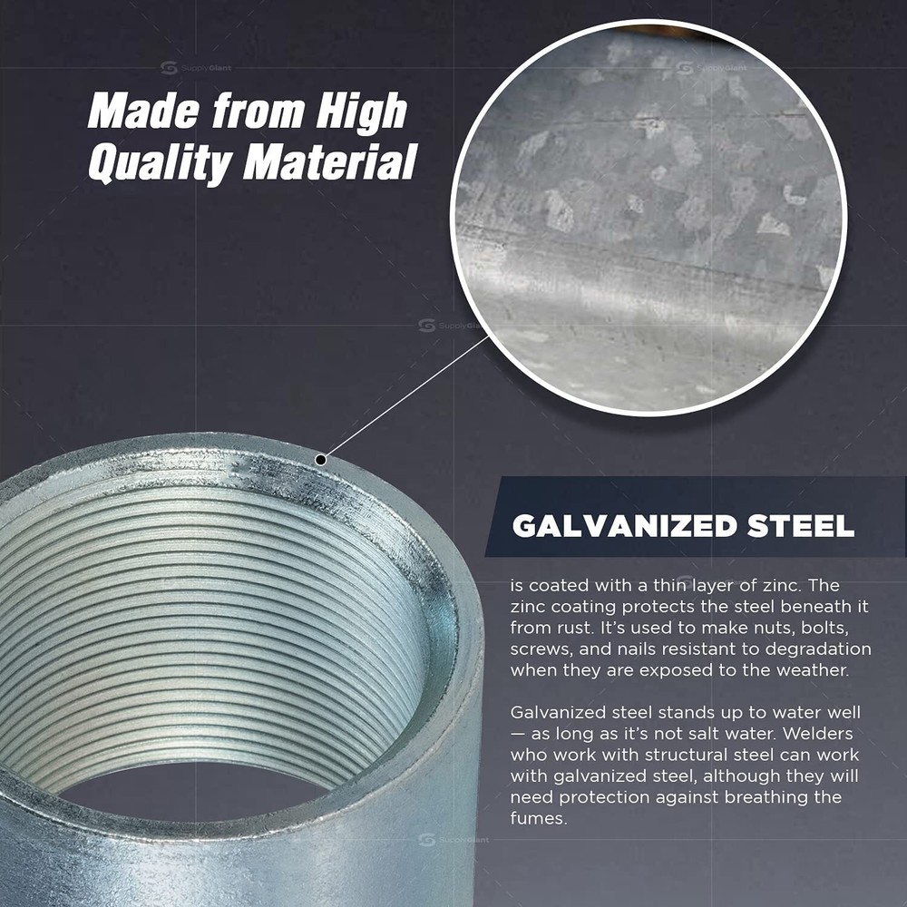 4" Straight Merchant Steel Coupling With Galvanized Coating