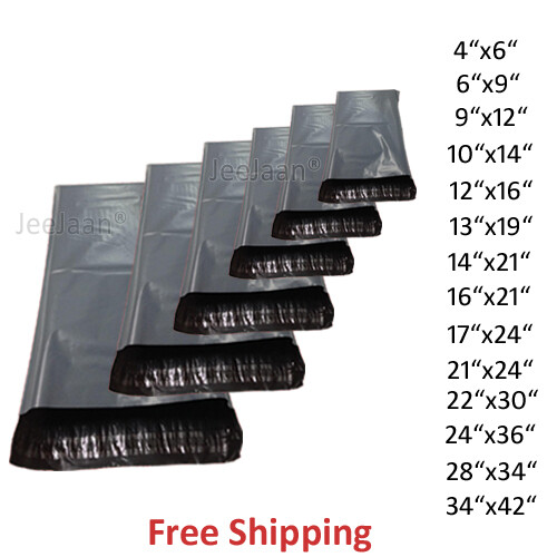 Grey Mailing Bags Strong Poly Postal Postage Post Mail SelfSeal MIXED ALL Sizes