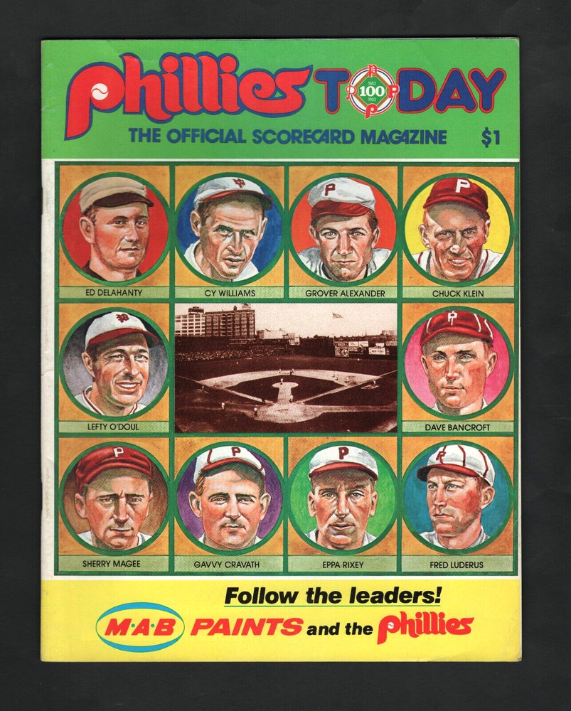 1983 Philadelphia Phillies Baseball Program  #M2633