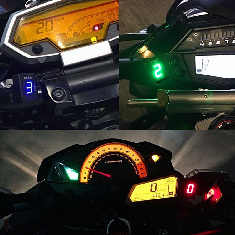For Generic ALL With Digital Trip / ODO Motorcycle Gear Indicator Digital