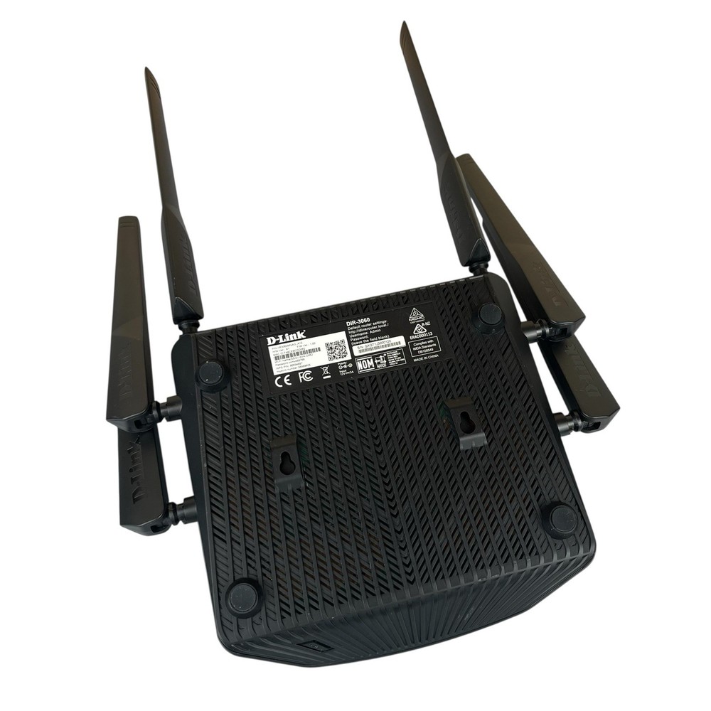 D-Link DIR-3060 WiFi Router McAfee Protected Black