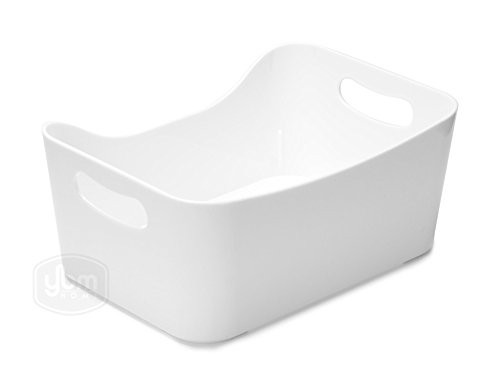 Storage Bins - Open Plastic Organizers and Storage Basket for Kitchen Pantry ...