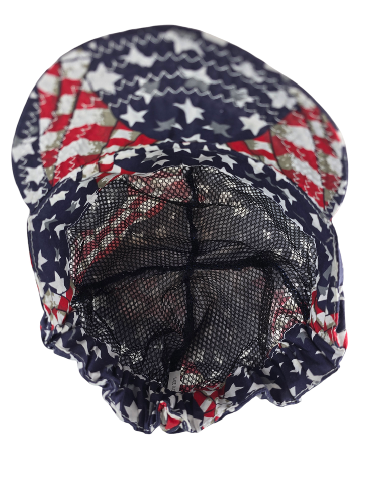 Welding Cap stretch to fit Patriotic Beanie Cap
