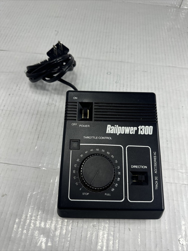 MRC Rail, Power 1300 Ho / N Scale Transformer Controller For Train Set Layout