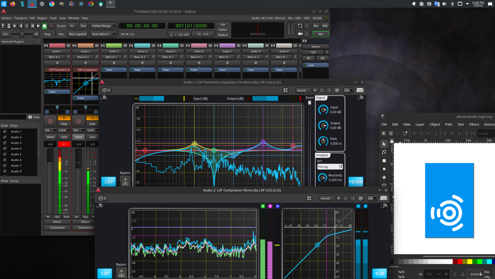 Ubuntu Studio 22.04.3 USB | UEFI AND BIOS | PROTABLE OS SAVES CHANGES | INSTALL