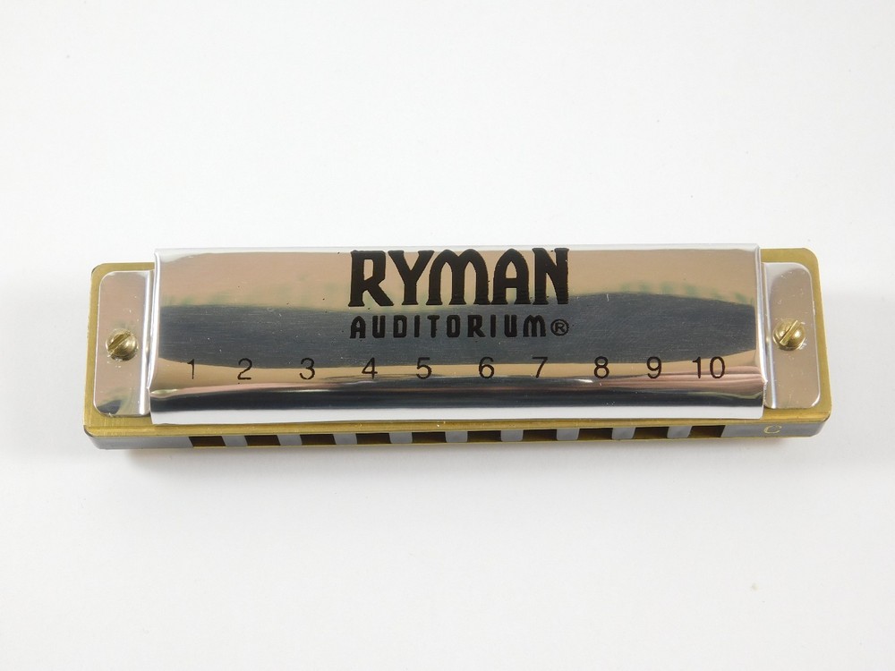 Ryman Auditorium Harmonica with Case