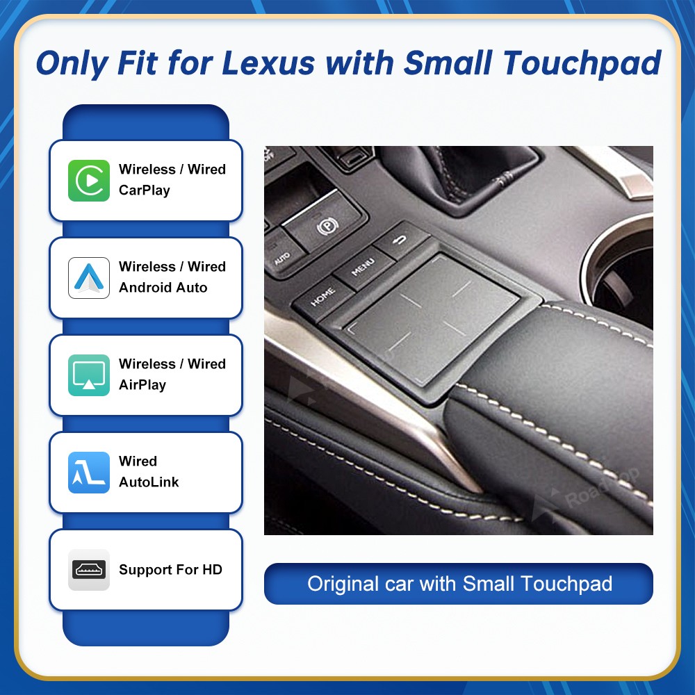 Wireless CarPlay Android Auto High Configuration Module For Lexus RX 2016-2019