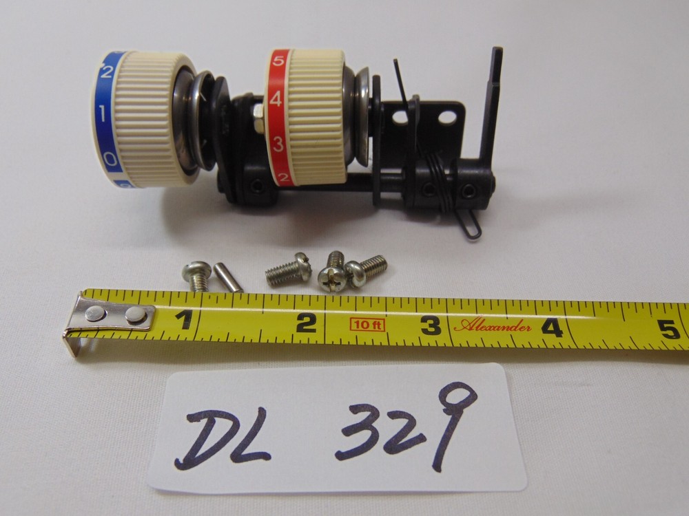 Elna Lock Pro 4 DC Overlock Serger Replacement Part Tension Assembly Red  & Blue