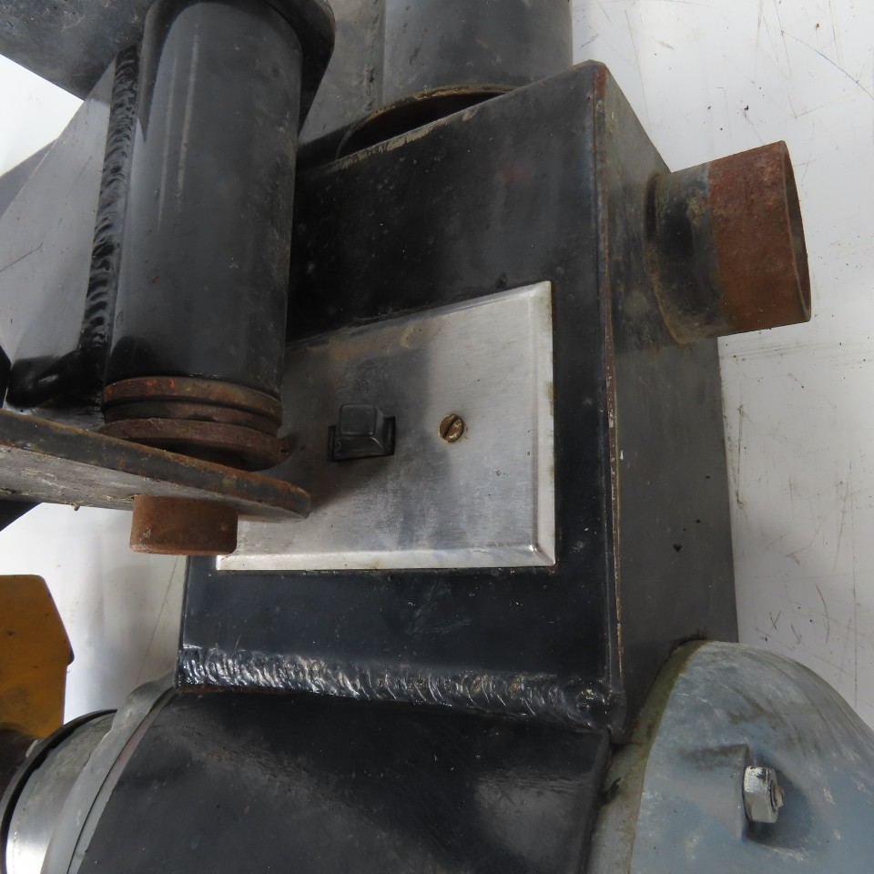 6" Double Ended Grinder Buffer On 4 Point Pivot Arm Assembly