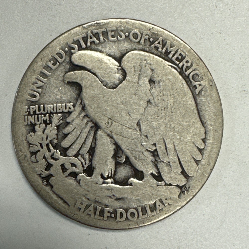 1921-S Walking Liberty Half Dollar.