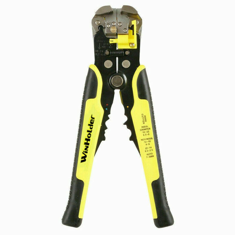Automatic Wire Striper Cutter Stripper 8" Professional Crimper Terminal Tool