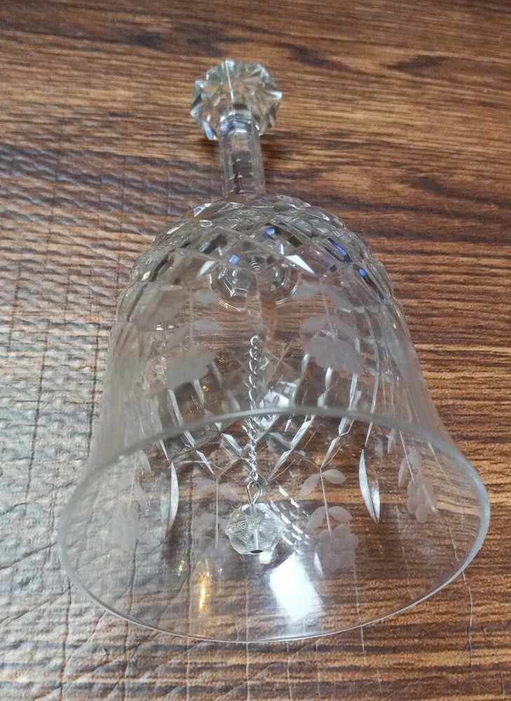 Vintage, Diamond Cut, Crystal Bell