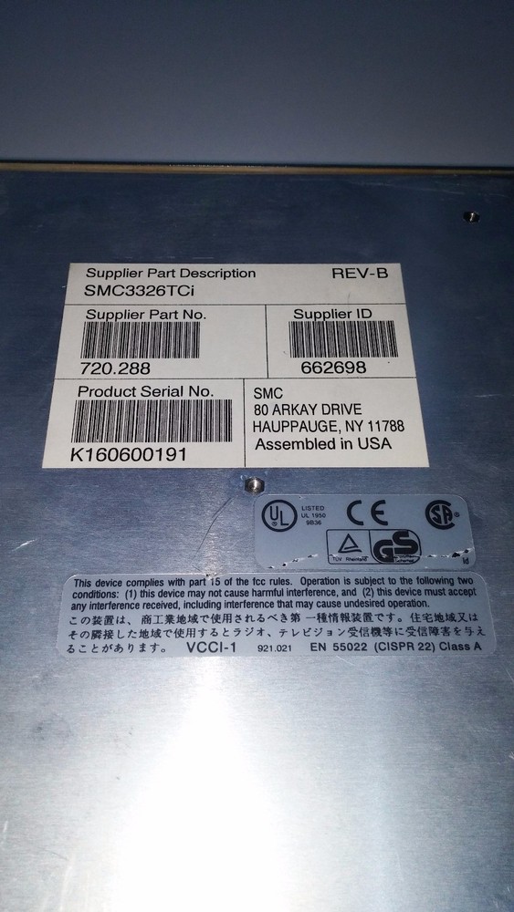 SMC TigerStack SMC3326TA & SMC3326TC 10/100 Multi Segment Stackable Hubs