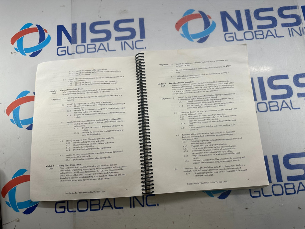 C- TECH INTRODUCTION TO FIBER OPTICS THE PHYSICAL LAYER MANUAL