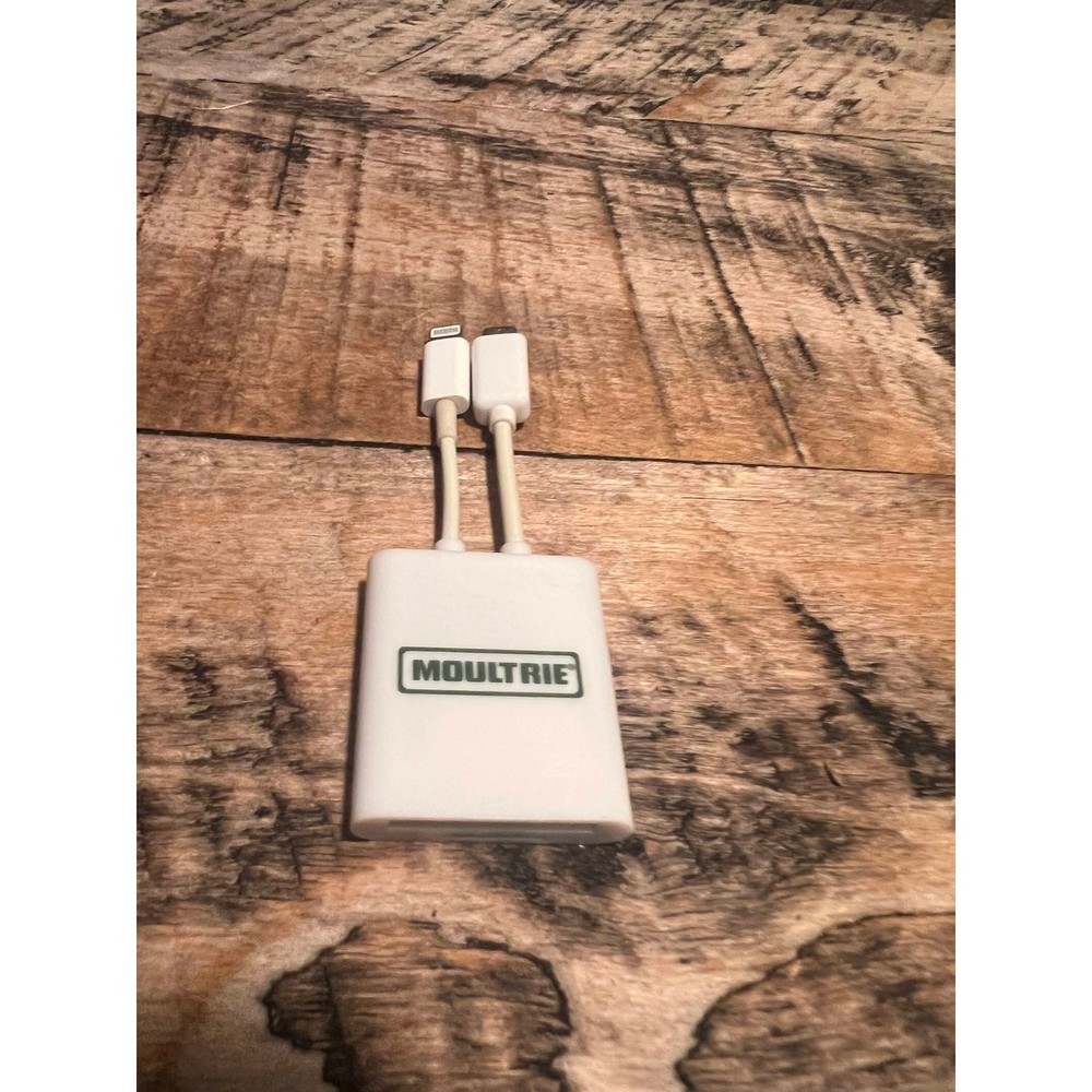 Moultrie Lightning SD Card Reader for iPhone iPad Trail Camera Adapter