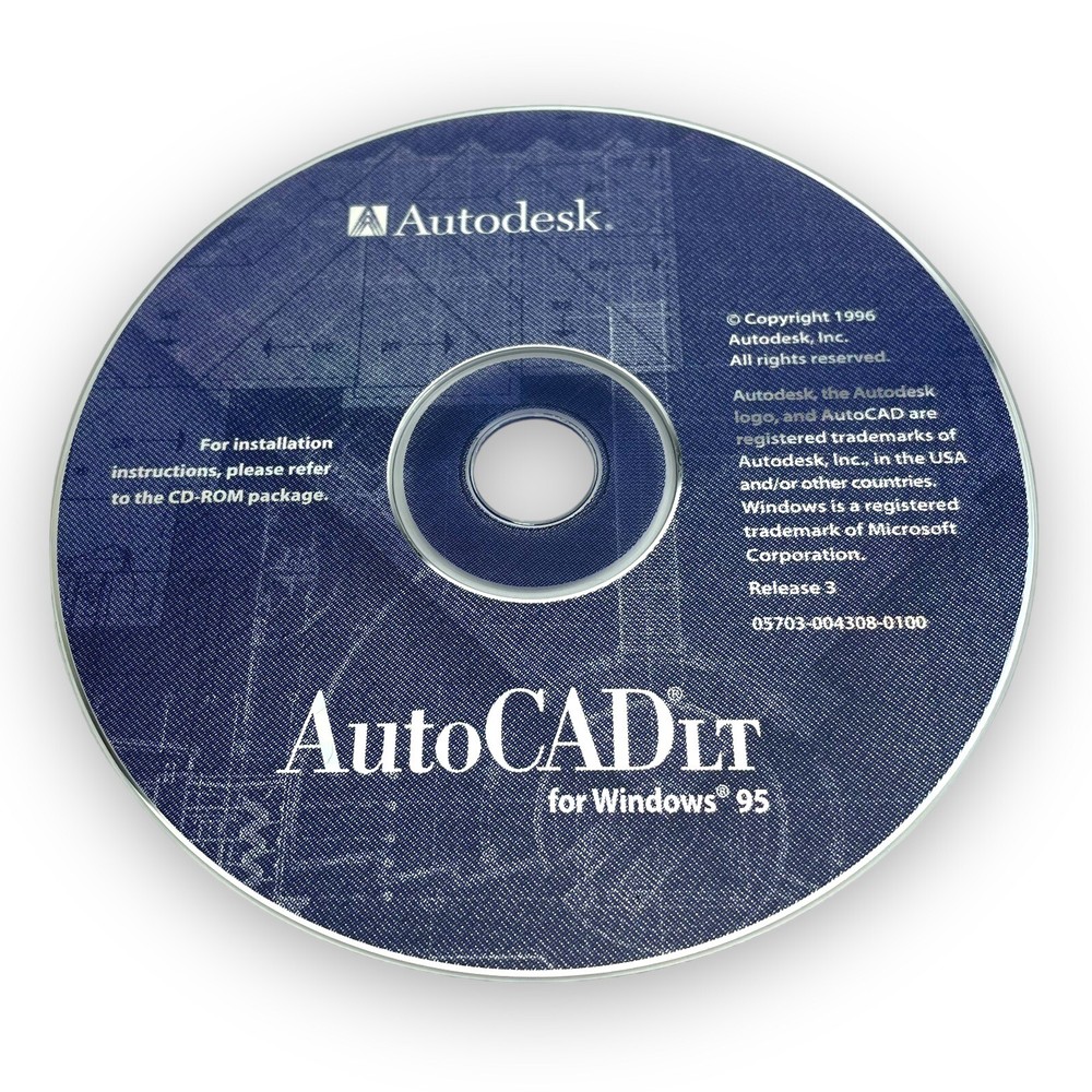 Autodesk AutoCAD LT for Windows 95 DISC ONLY
