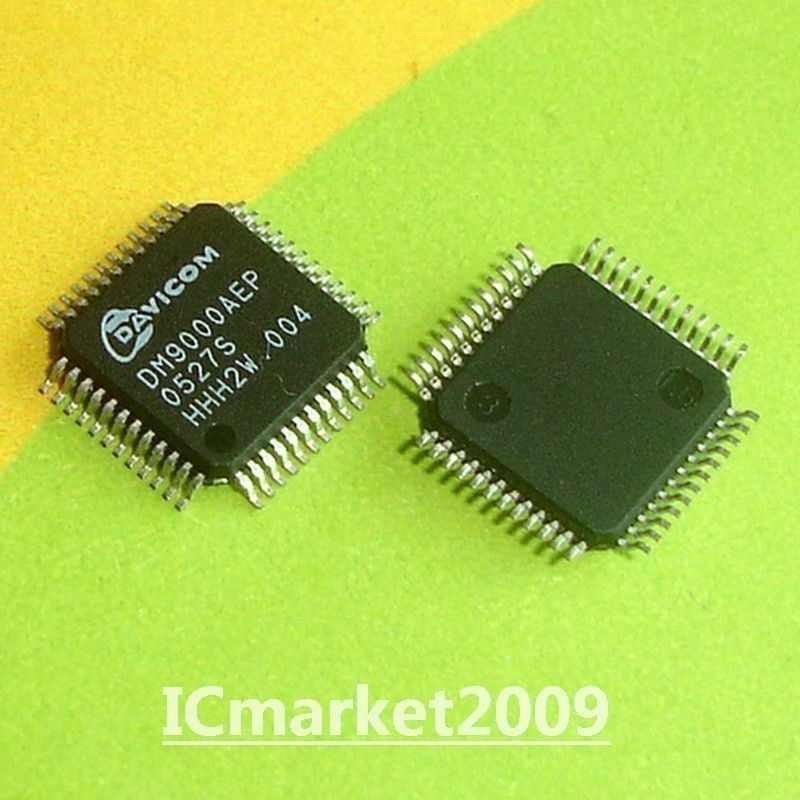 2 PCS DM9000AEP QFP DM9000 Ethernet Controller with General Processor Interface