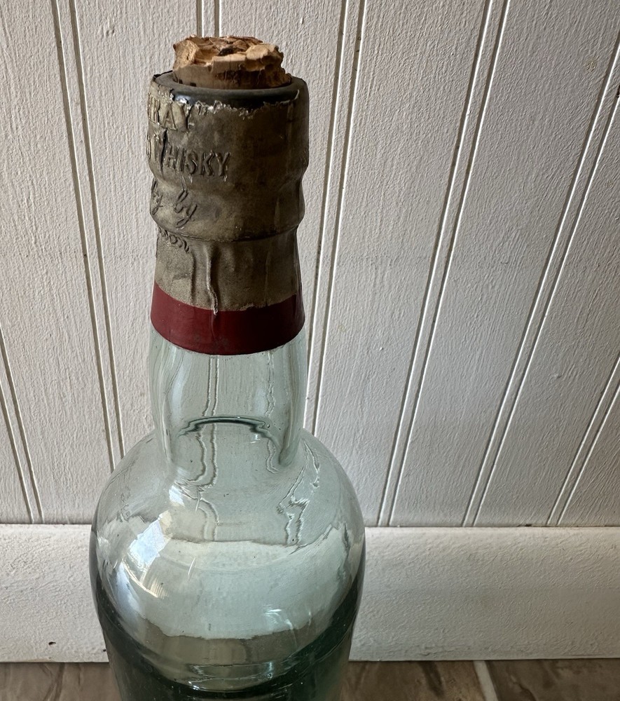 Old Highland Whiskey Bottle Vintage In Great Condition Empty