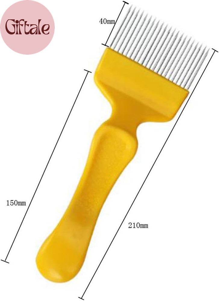 Bee Keeping Uncapping Fork with 18 Tines Stainless Steel Bee Keeping Tool