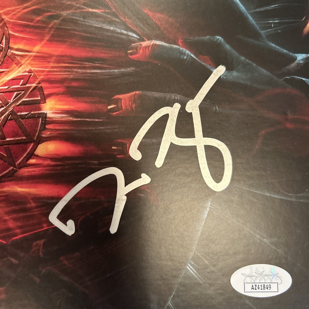 DISTURBED SIGNED DIVISIVE DRAIMAN DONEGAN VINYL JSA AUTHENTICATED #AZ41849