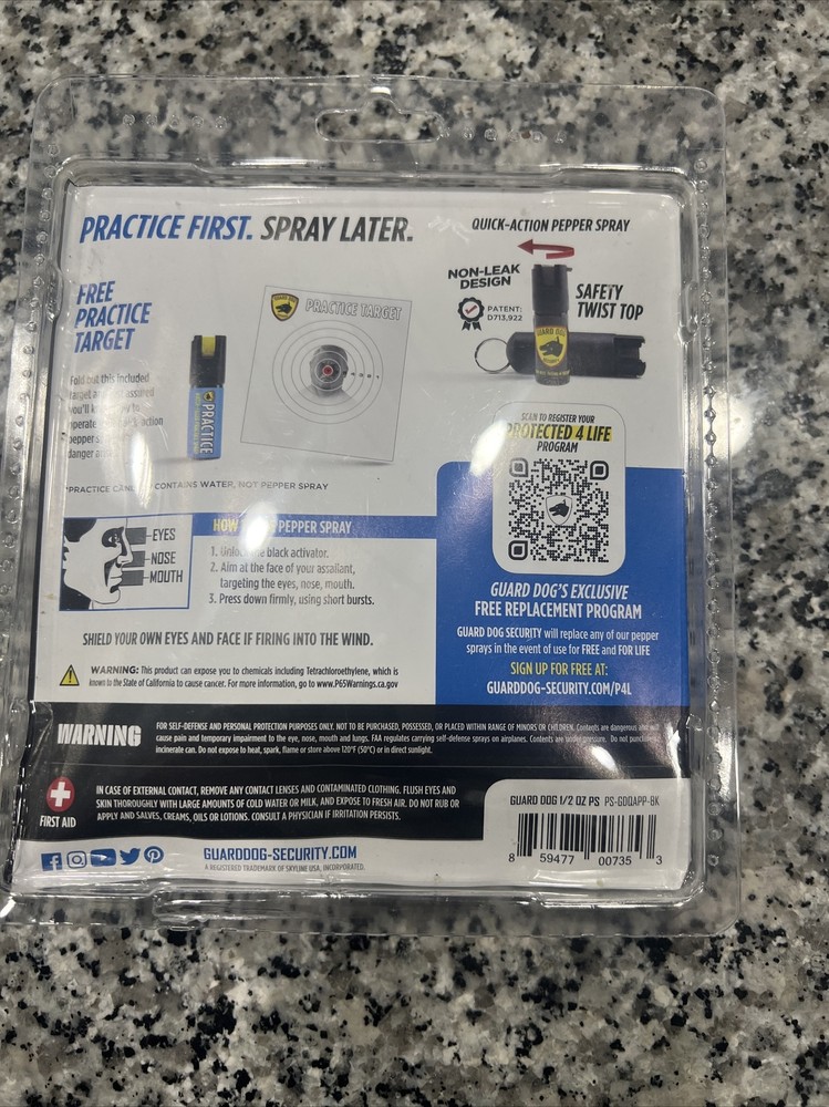 Pepper Spray - Practice Spray and Target