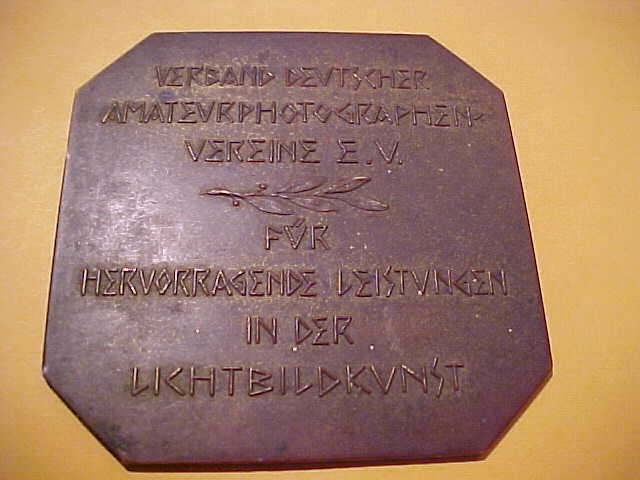 W.W. 2 GERMAN SPORTS TABLE MEDAL ORIGINAL