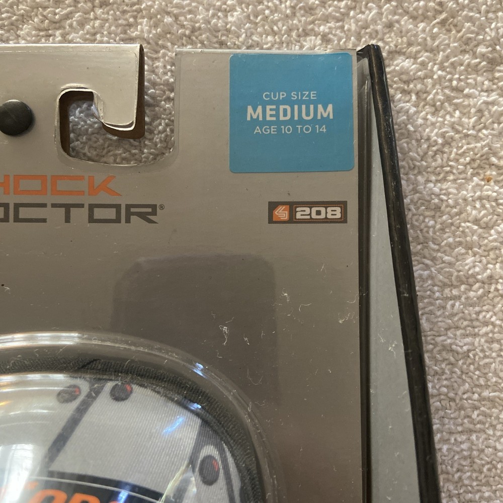 Shock Doctor Air Core Soft Cup • Gray/ Plates• Medium • New In Box