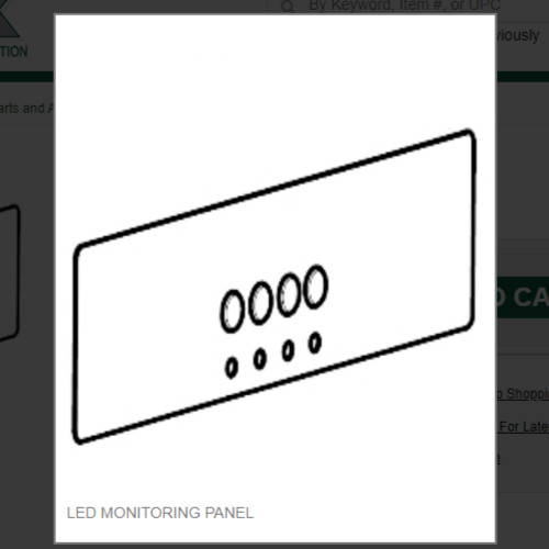 LED MONITORING PANEL # SC620483-04