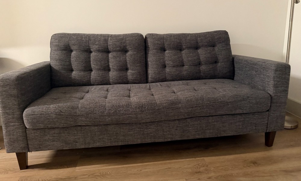 Milton 76" Square Arm Sofa by Mistana