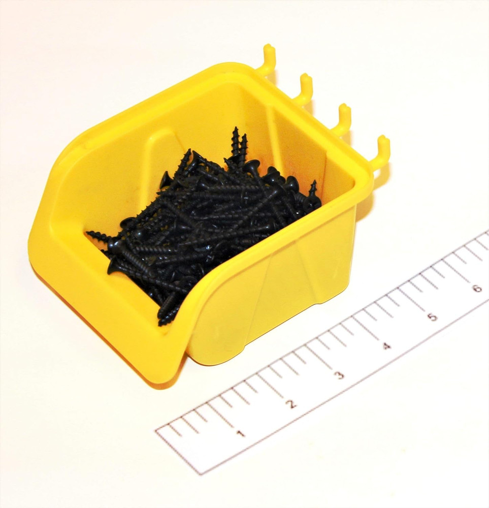 Wallpeg Peg Board Bin Kit - Kit PB-4 - Pegboard Accessories for Garage Storage &