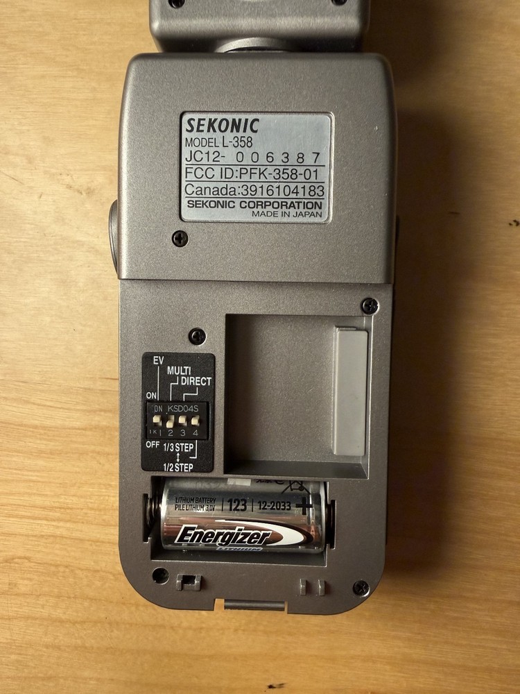 [TESTED] [Mint] [Lumigrid] [inUS] Sekonic L-358 Flash Master Digital Light Meter