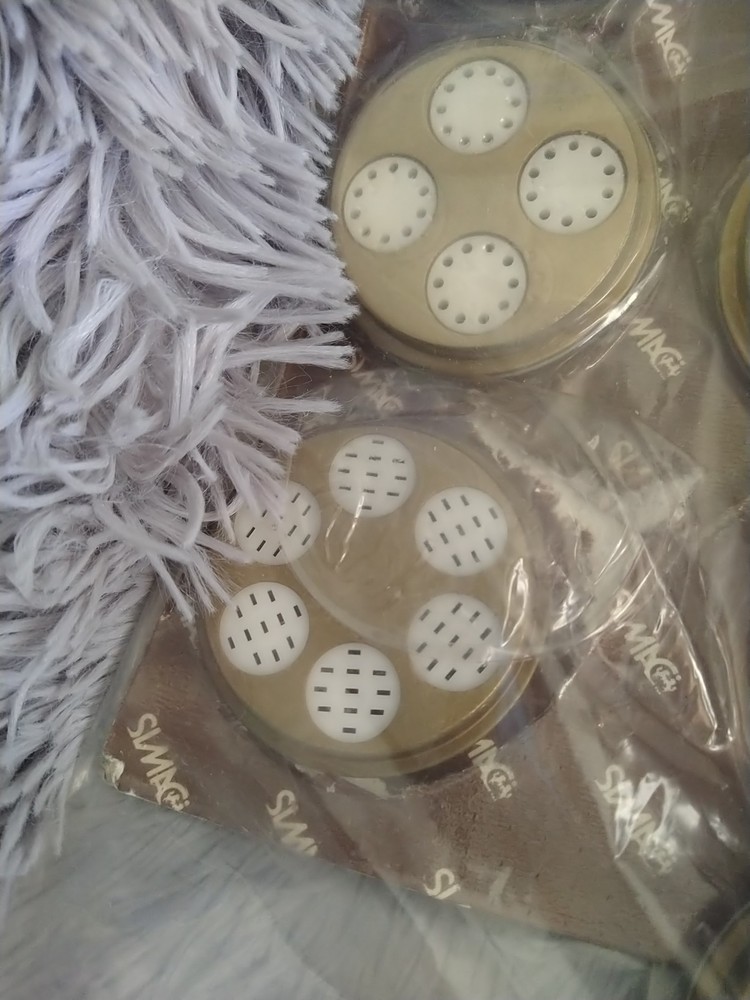 6 Simac Pastamatic Discs Die Plates Pack Lot Set Patterns Sizes Lot