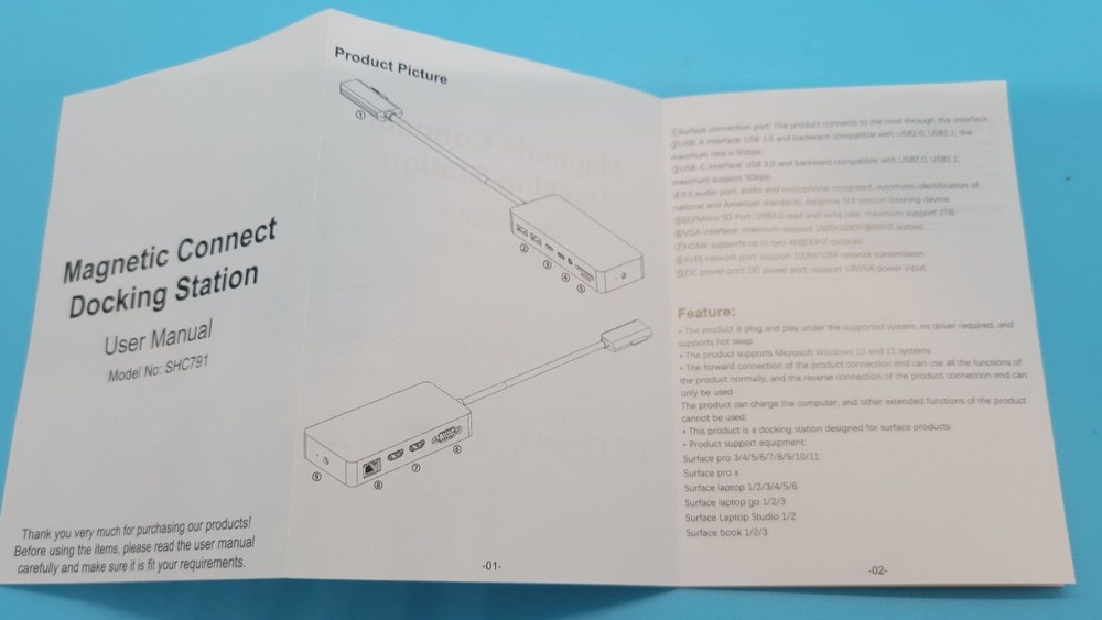 Expansion Dock Surface Computer Dedicated