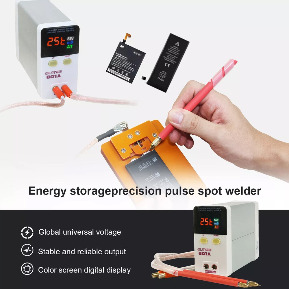 801A Capacitor Energy-Storage Pulse Welding Machine For Mobile Phone Battery E6