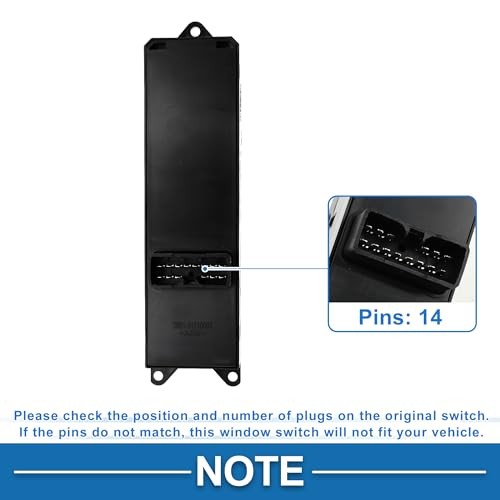 Power Window Switch No.MR587943 Front Left Driver Side Window Control Switch