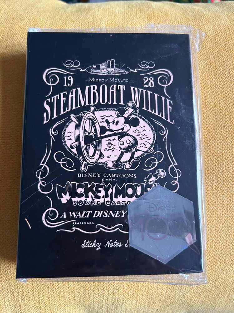 Disney 100 steamboat mickey notelet set.