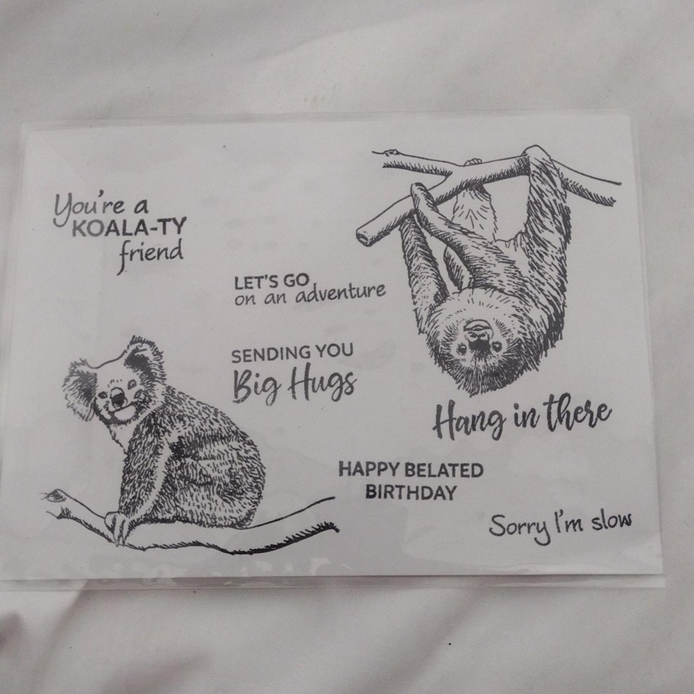 Bundle Of 6 Animal And Misc Clear Stamp Sets