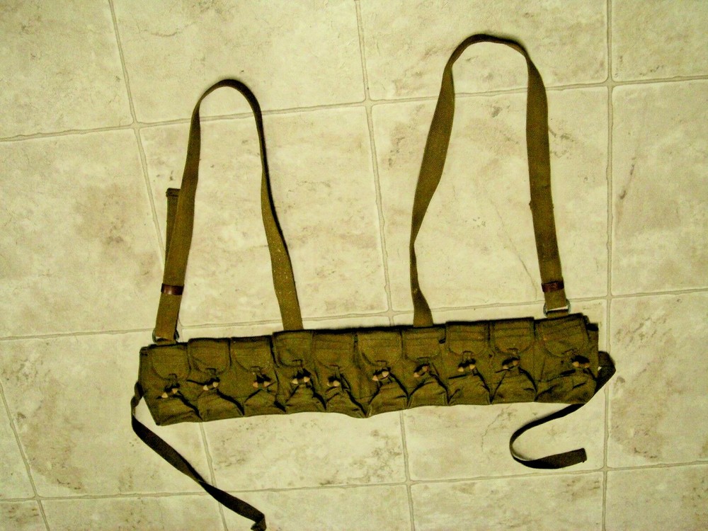 Vintage Chinese Armyammo Belt