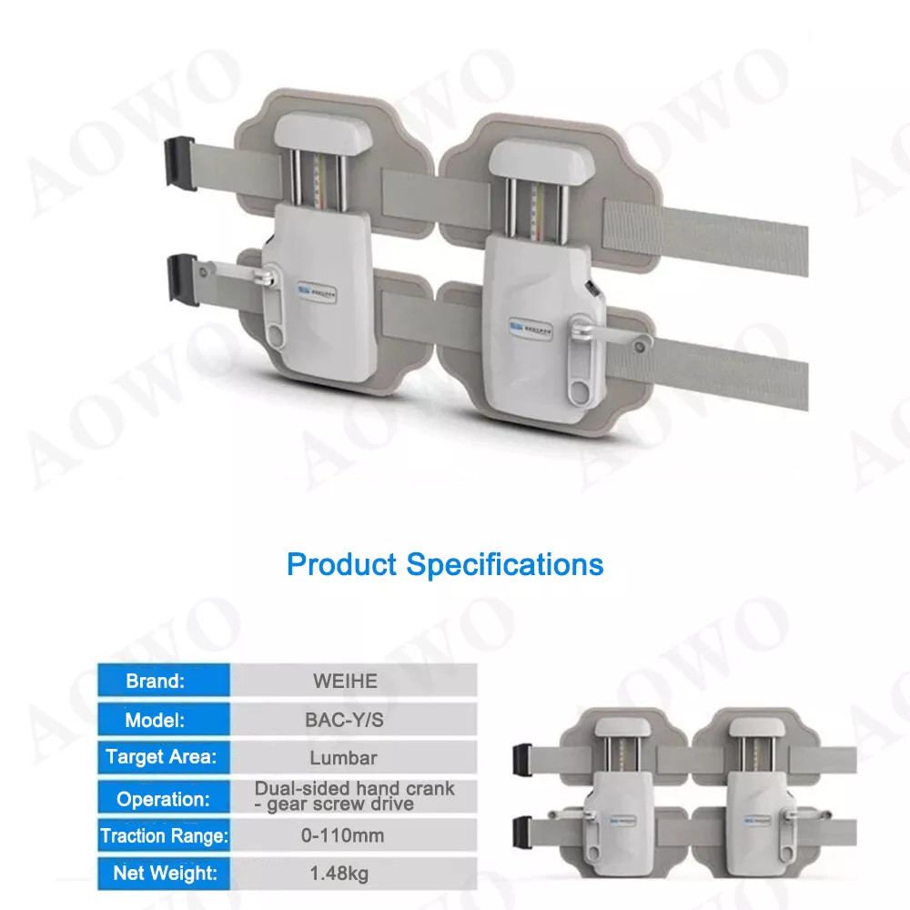 Spinal Decompression Belt for Lower Back - Adjustable Lumbar Traction Device