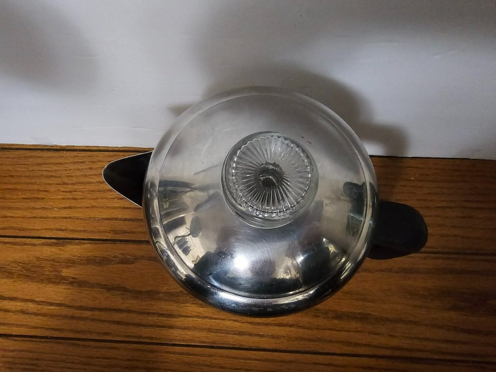 Farberware Stainless Steel Coffee Pot 4-8 Cup Complete